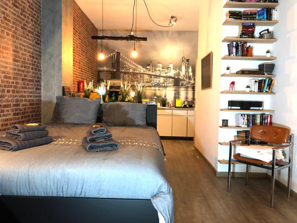 New York Loft - Fully Equipped And Available Long-Term - Perfect Location In City Center Apartment Namur Luaran gambar