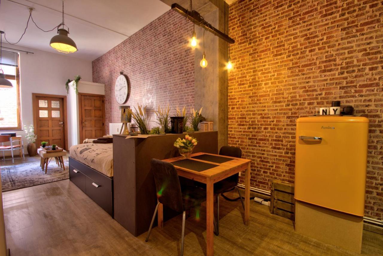 New York Loft - Fully Equipped And Available Long-Term - Perfect Location In City Center Apartment Namur Luaran gambar